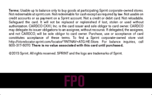 Placeholder Card Back English