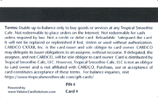 Placeholder Card Back English